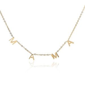 MAMA gold necklace